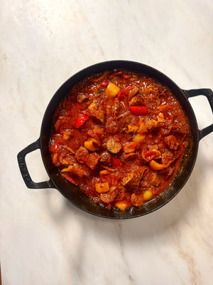Spicy Sausage & Peppers