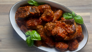 Sunday Sauce with Meatballs, Sausage, and Short Ribs